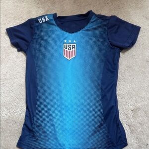USA Kids Blue Sports Shirt